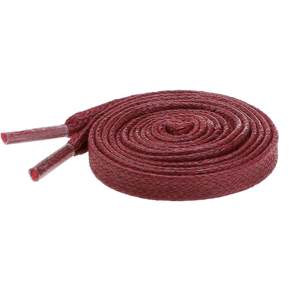 1 Pair Flat Shoe Laces, Unisex Waxed Cotton Athletic Shoelaces Fuchsia
